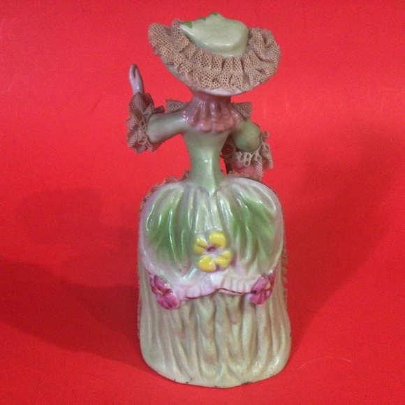 NIPPON YOKO BOEKI DRESDEN STYLE LADY FIGURINE WITH PARASOL 1950,S - Picture 6 of 11
